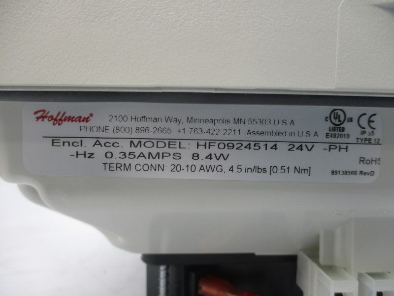 HOFFMAN HF0924514 24V 0.35A NSMP