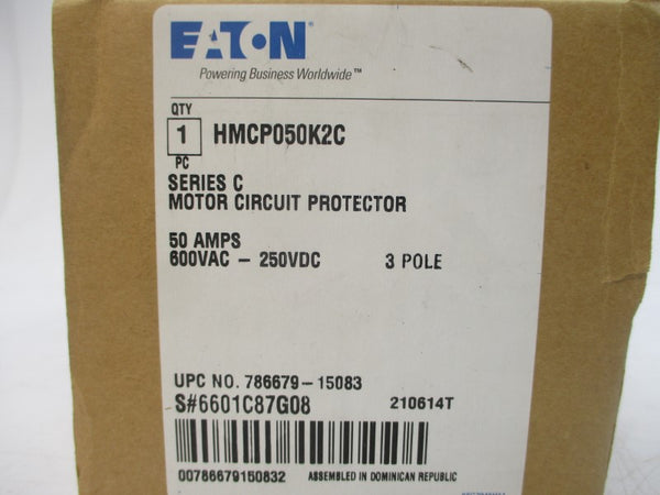 EATON HMCP050K2C 6601C87G08 SER. C 600VAC 50A NSMP