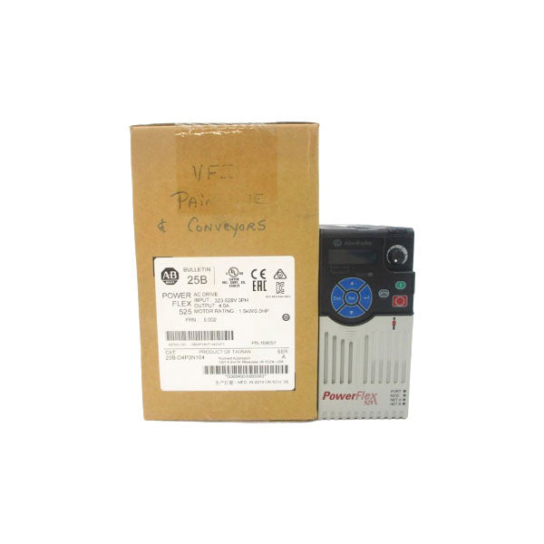ALLEN BRADLEY 25B-D4P0N104 SER. A F/W 5.002 380-480VAC 4.0A NSMP