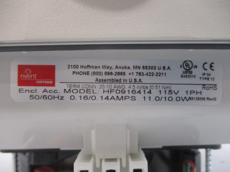 HOFFMAN HF0916414 115V 0.16/0.14A NSNP