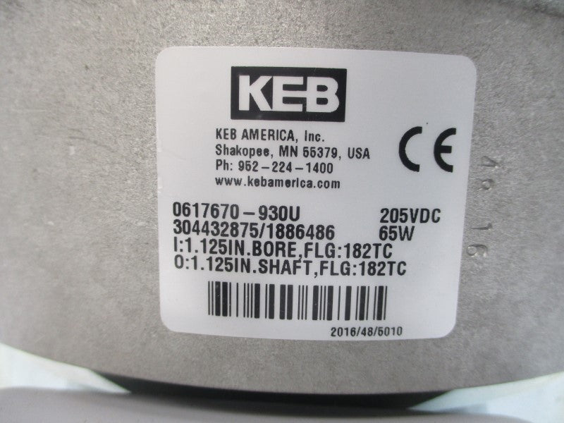 KEB 0617670-930U 304432875/1886486 205VDC UNMP
