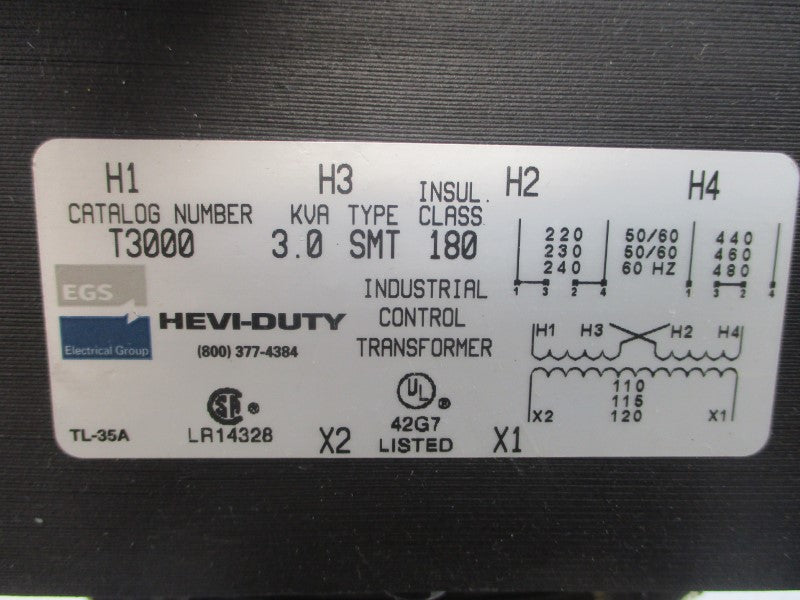 HEVI-DUTY T3000 480V UNMP