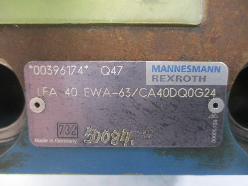 REXROTH LFA40EWA-63/CA40DQ0G24 24V 0.4A UNMP