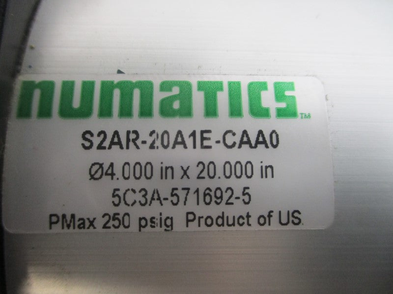 NUMATICS S2AR-20A1E-CAA0 250PSI NSNP