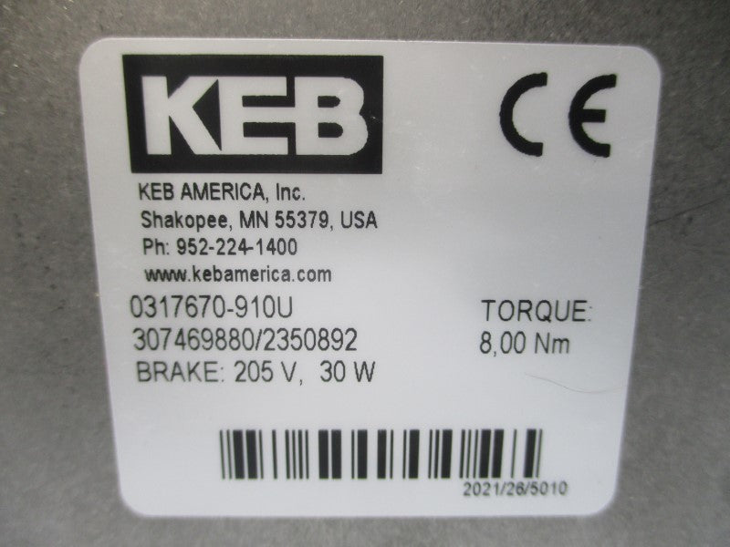 KEB 0317670-910U 307469880/2350892 205V NSNP