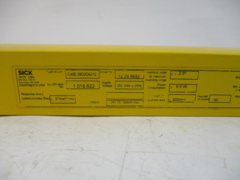 SICK C40E-0902CA010 1018622 24VDC UNMP