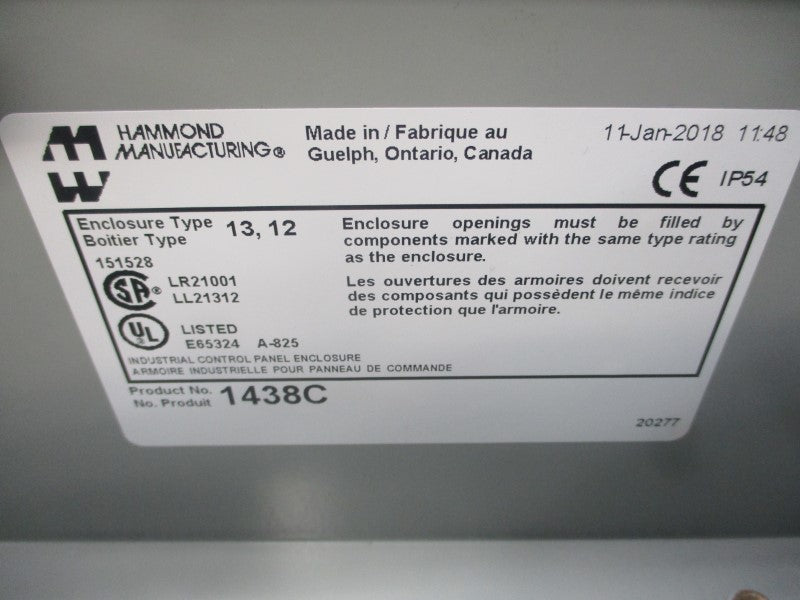 HAMMOND MANUFACTURING 1438C NSMP