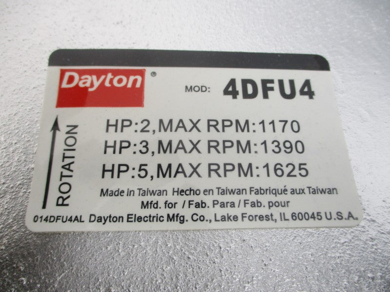 DAYTON 4DFU4 30" NSMP