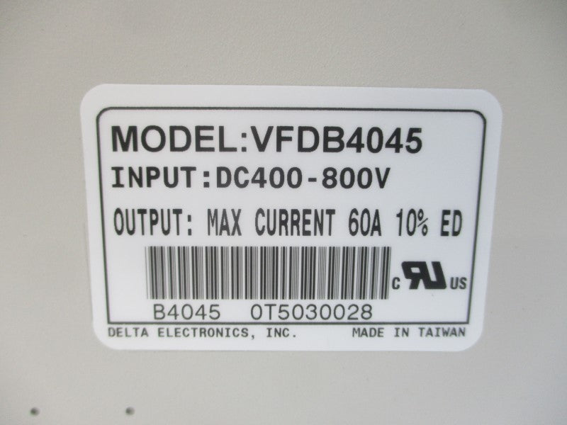 DELTA ELECTRONICS VFDB4045 460V 60A NSMP