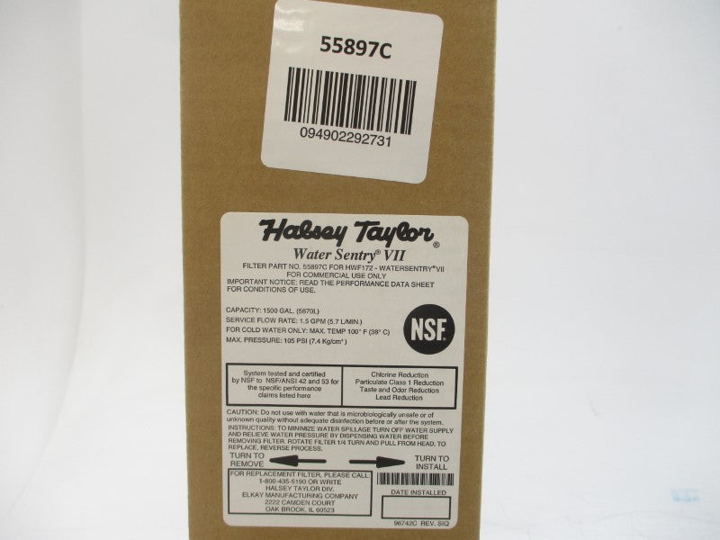 HALSEY TAYLOR 55897C 105PSI NSMP