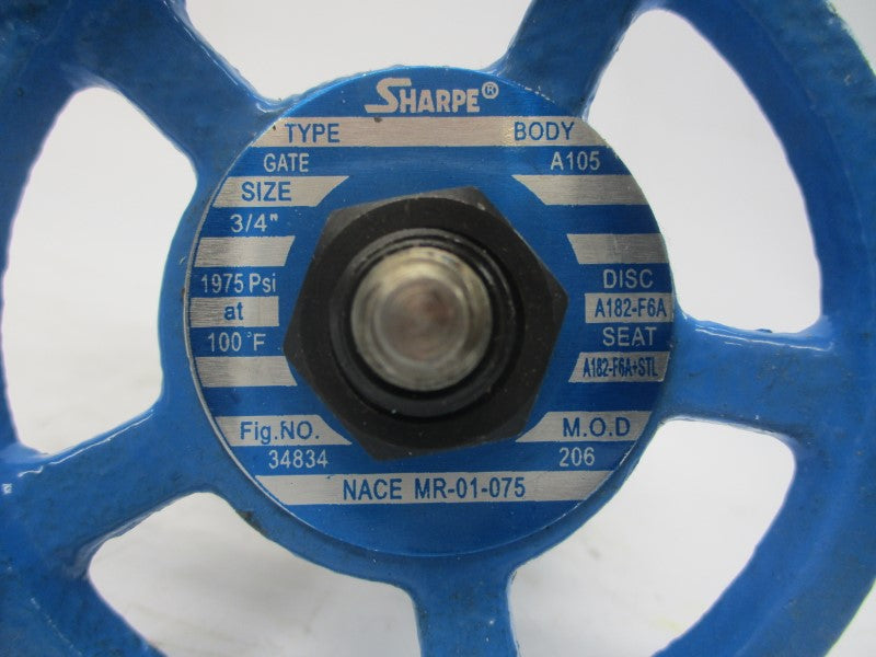 SHARPE MR-01-075 34834 A105 1975PSI 3/4" NSNP