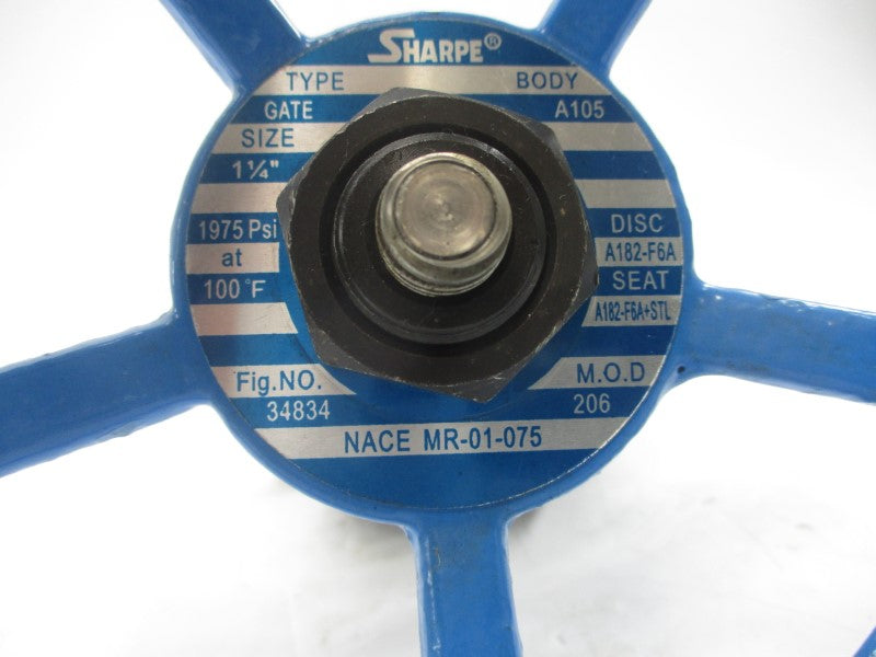 SHARPE MR-01-075 34834 A105 1975PSI 1-1/4" NSNP