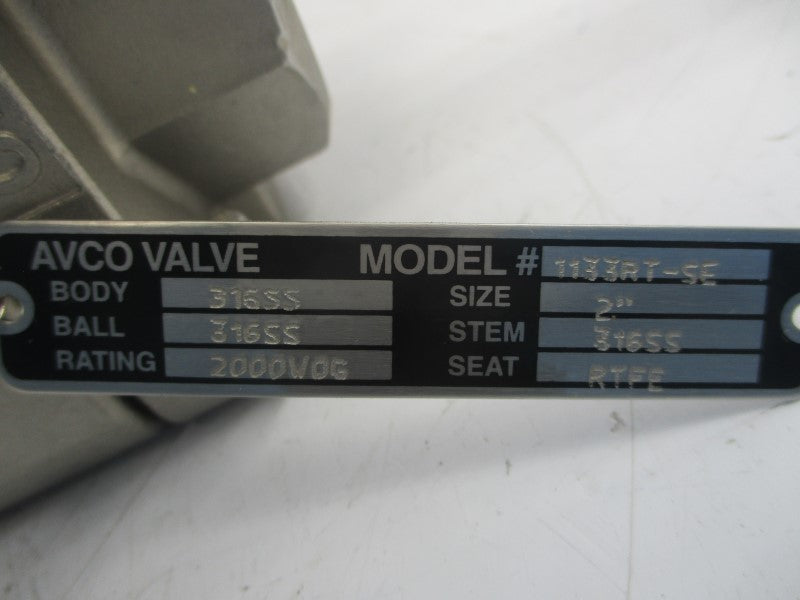 AVCO 1133RT-SE 316SS 2" NSNP