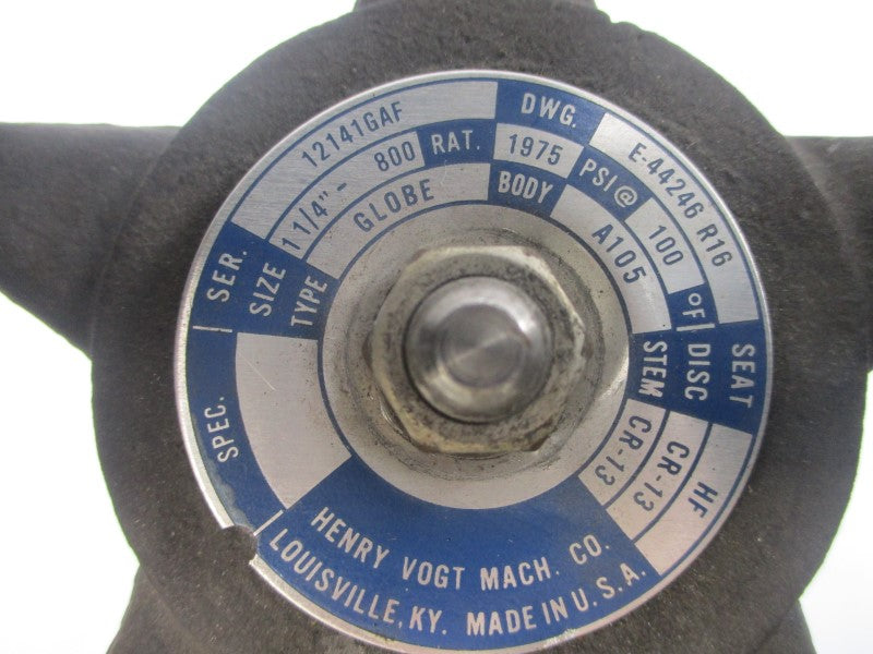 HENRY VOGT E-44246R16 SER. 12141GAF 1975PSI 1-1/4" UNMP