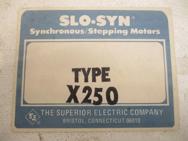 SLO-SYN X250 FY312413 120V 0.6A NSMP