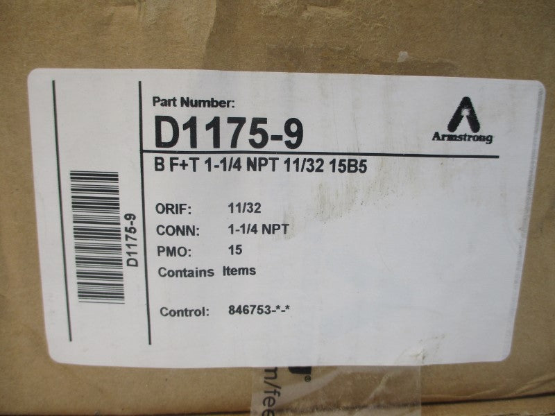 ARMSTRONG D1175-9 15B5 175PSI 1-1/4" NSMP
