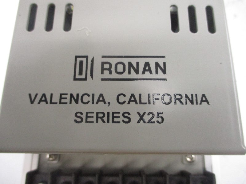 RONAN X25-1002 SER. X25 115V .25A REV. 7 NSNP