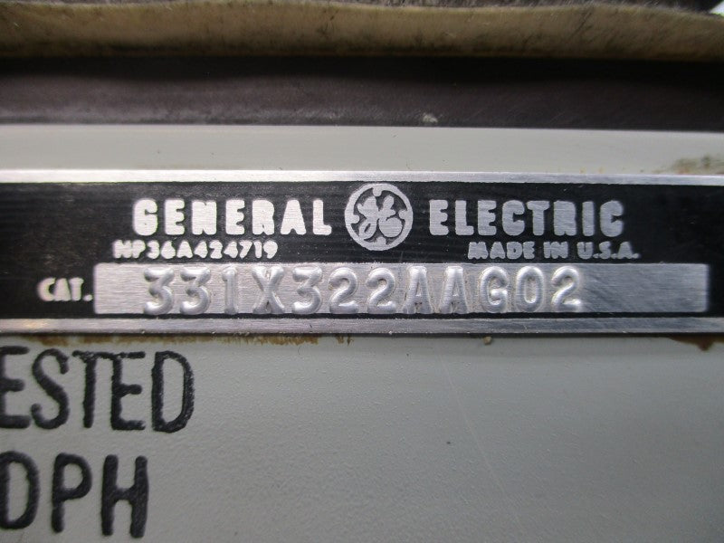 GENERAL ELECTRIC 331X322AAG02 UNMP