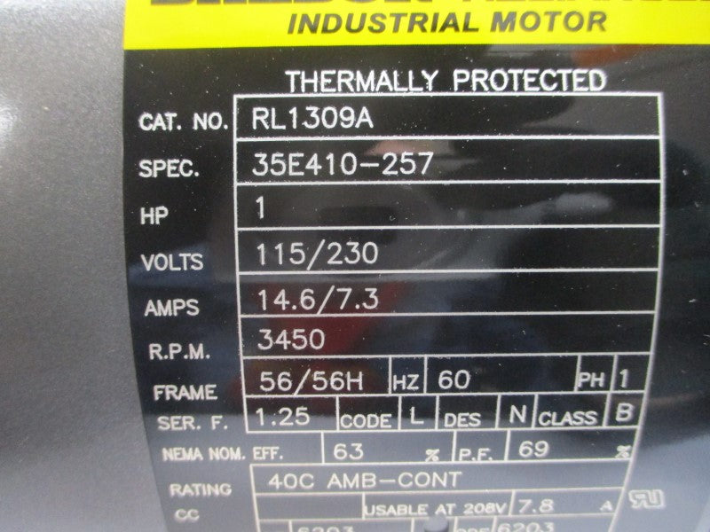 BALDOR RL1309A 115/230V 14.6/7.3A NSMP
