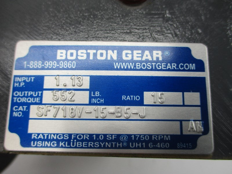 BOSTON GEAR SF718V-15-B5-J NSMP