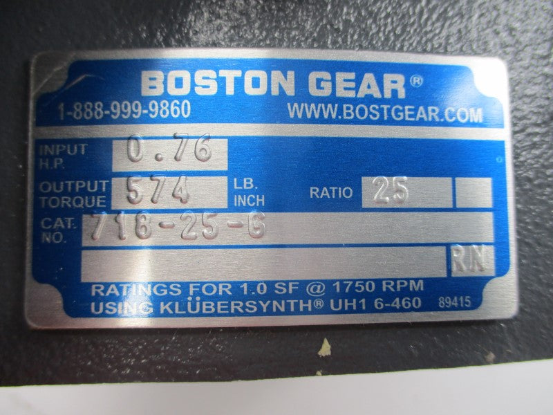 BOSTON GEAR 718-25-6 NSMP