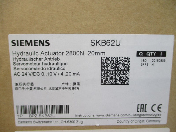 SIEMENS SKB62U 24VAC/DC NSMP
