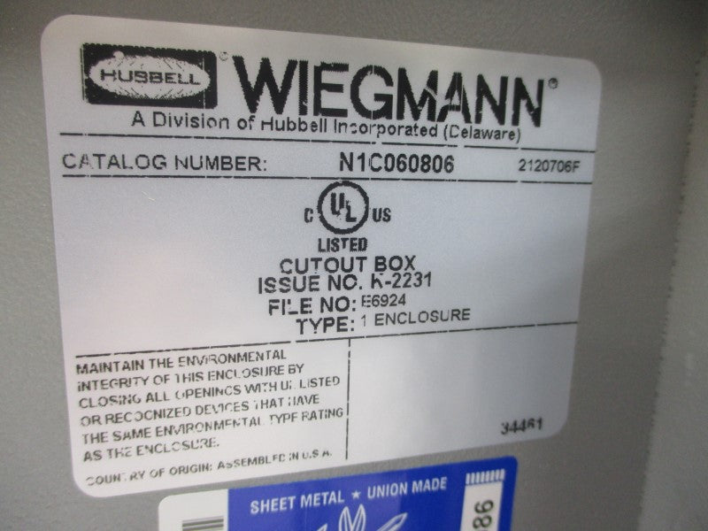 WIEGMANN N1C060806 NSMP