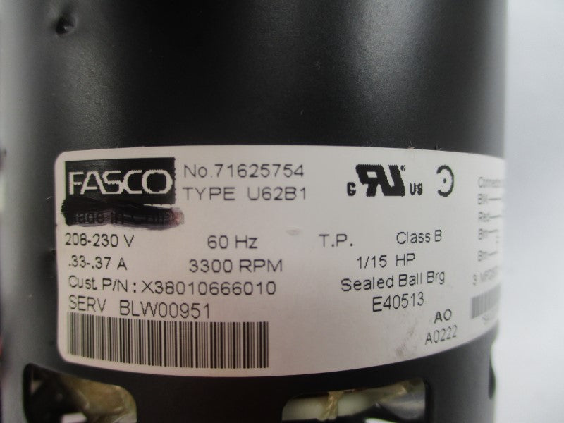 FASCO BLW00951 208-230V .33-.37A NSNP