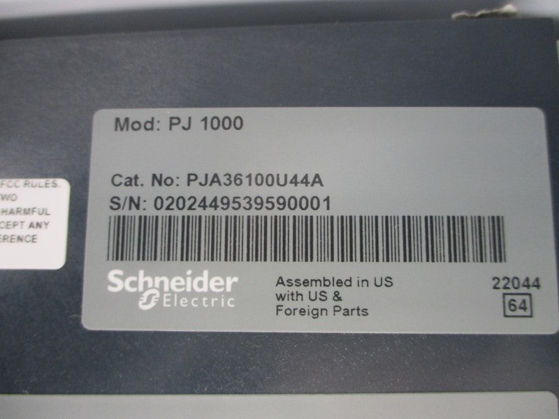 SQUARE D PJA36100U44A SER. 1 600V 1000A NSNP