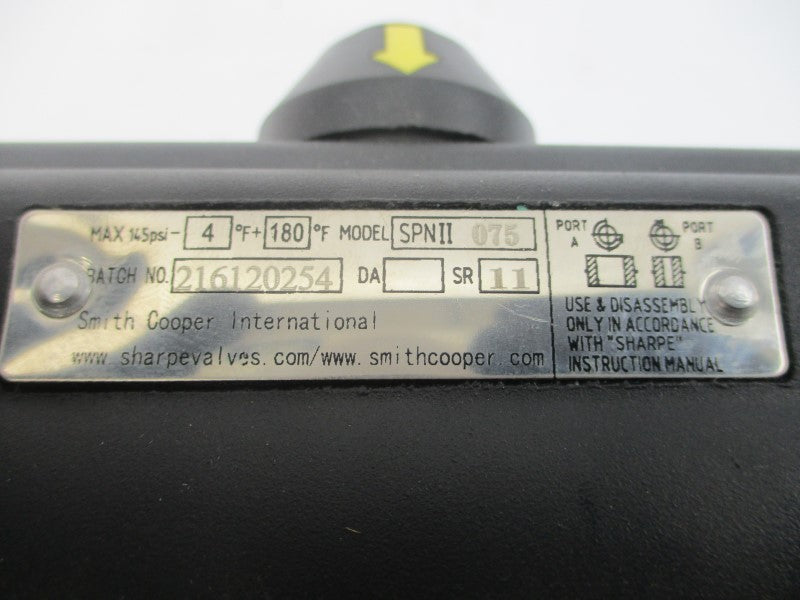 SHARPE SPNII075 CF8M 145PSI 1" NSNP