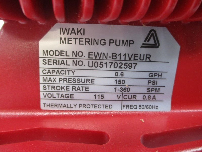 WALCHEM IWAKI EWN-B11VEUR 115VAC 0.8A 150PSI NSMP