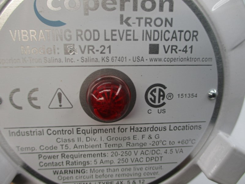 COPERION VR21.KX.XXXX.STD VR-21 20-250VAC/DC 5A NSMP