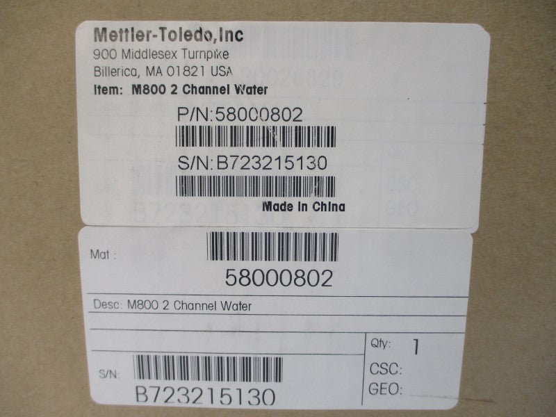 METTLER TOLEDO 58000802 M800 100-240VAC NSMP