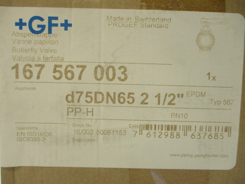 GEORG FISCHER 167567003 2-1/2" NSMP