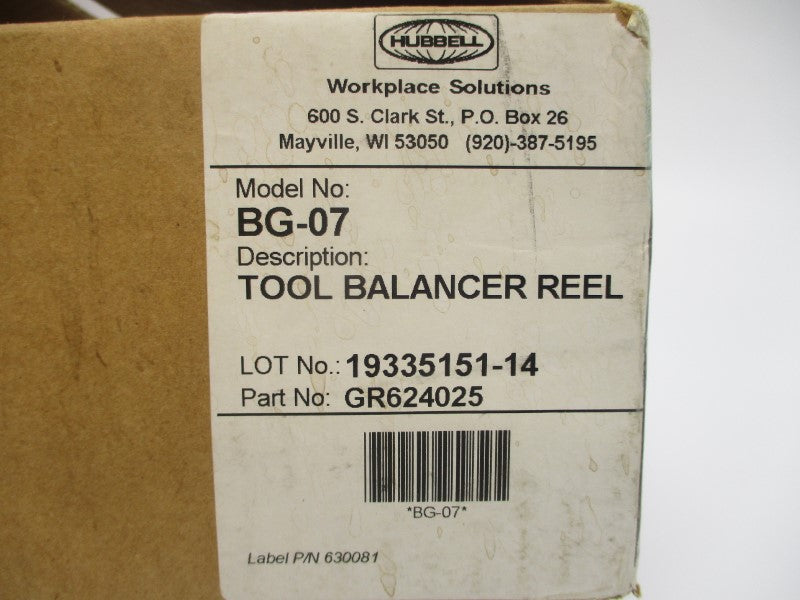 HUBBELL BG-07 GR624025 5-10LBS NSMP