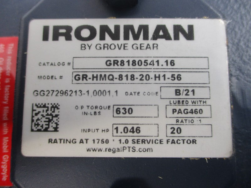 IRONMAN GR8180541.16 GR-HMQ-818-20-H1-56 NSMP
