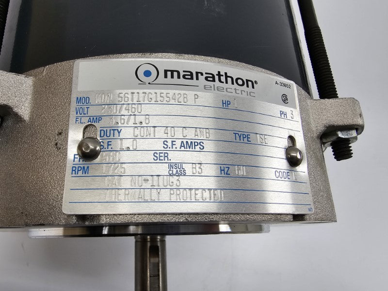 MARATHON ELECTRIC 56T17G15542 230/460V 3.6/1.8A NSMP