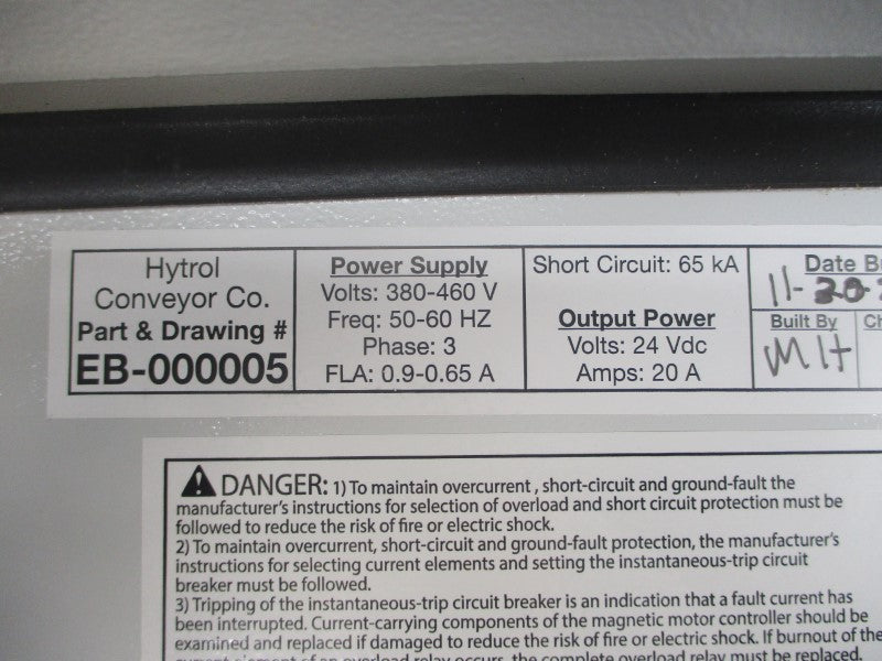 HYTROL EB-000005 380-460V 0.9-0.65A NSMP