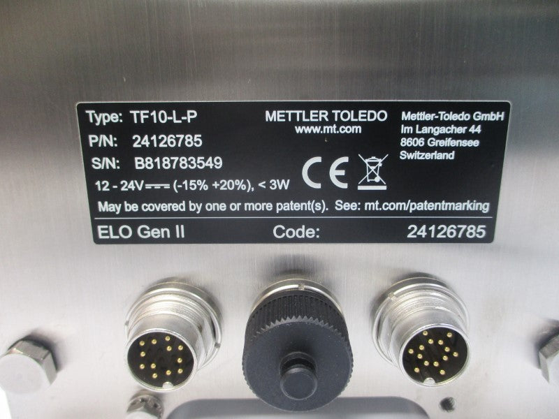 METTLER TOLEDO TF10-L-P 24126785 12-24V NSMP