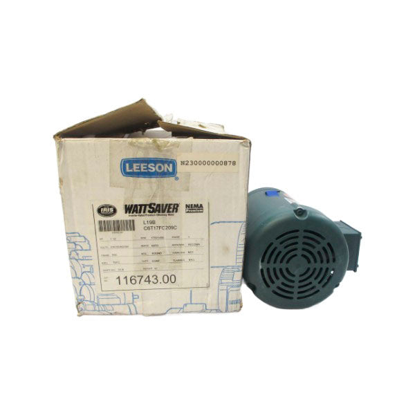 LEESON ELECTRIC 116743.00 C6T17FC209C 230/460V 4.8/2.4A NSMP