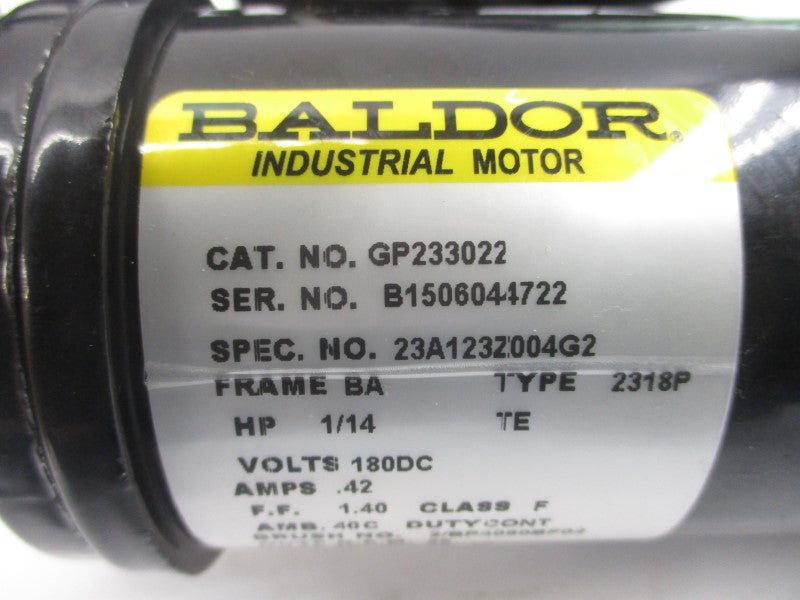 BALDOR GP233022 23A123Z004G2 180VDC .42A NSMP