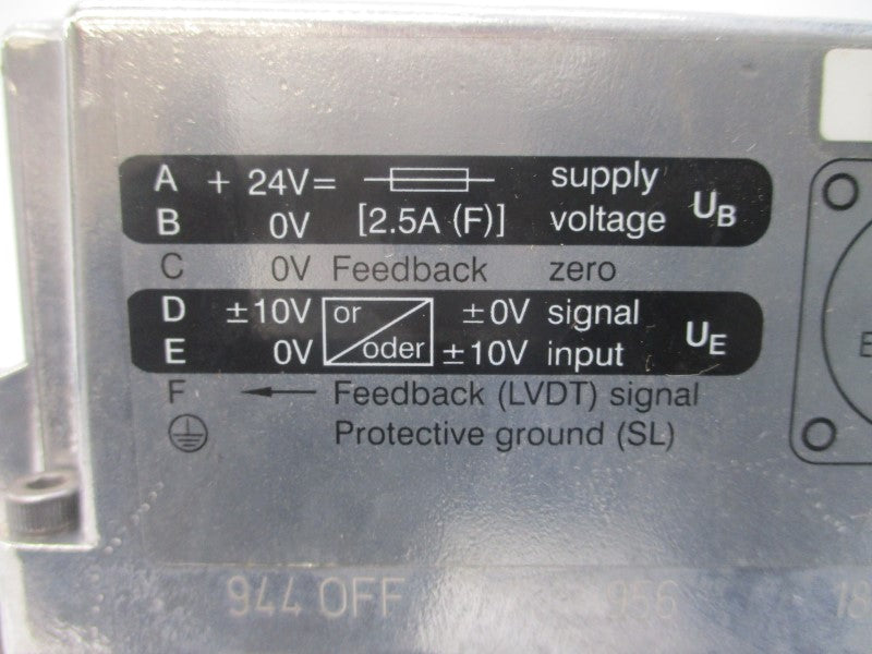 REXROTH 4WRLE10V85L-30/G24ETK0/A1M R901125217 24V 2.5A NSNP