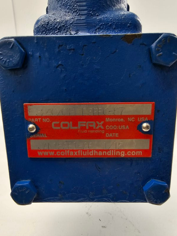 COLFAX 3240/C11 D3FPC-87 W/ WEG 00136ET3E143TC-W22 208-230/460V 3.16-2.86/1.43A NSNP