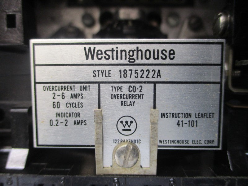 WESTINGHOUSE 1875222A C0-2 2-6A NSNP