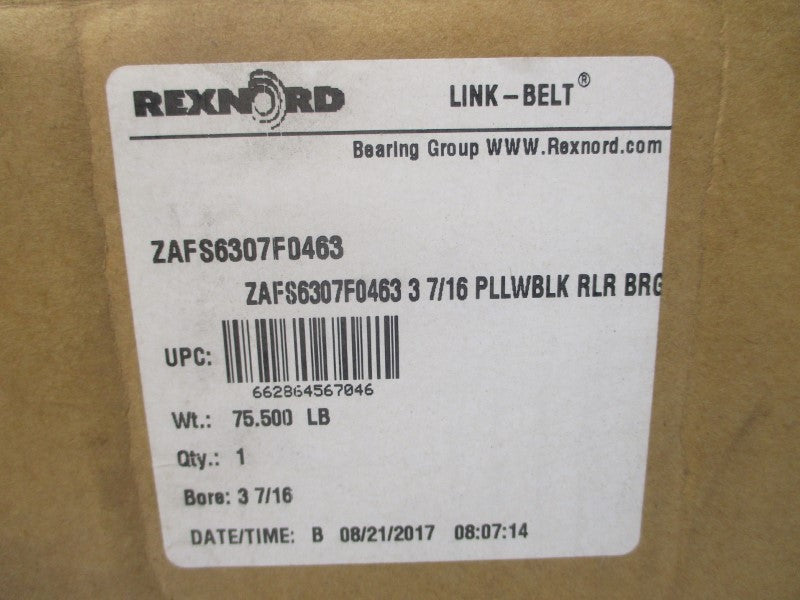 REXNORD ZAFS6307F0463 3-7/16" NSFS
