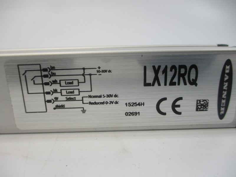 BANNER ENGINEERING LX12RQ 02691 10-30VDC NSMP