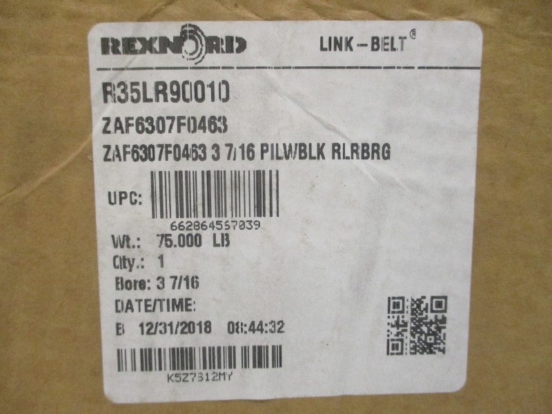 REXNORD R35LR90010 ZAF6307F0463 3-7/16" NSMP
