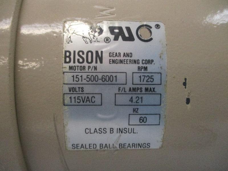 BISON 014-242-3928 151-500-6001 115VAC 4.21A NSNP