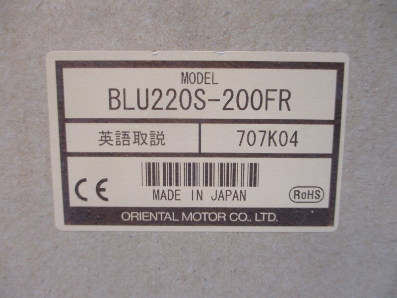 ORIENTAL MOTOR BLU220S-200FR NSMP