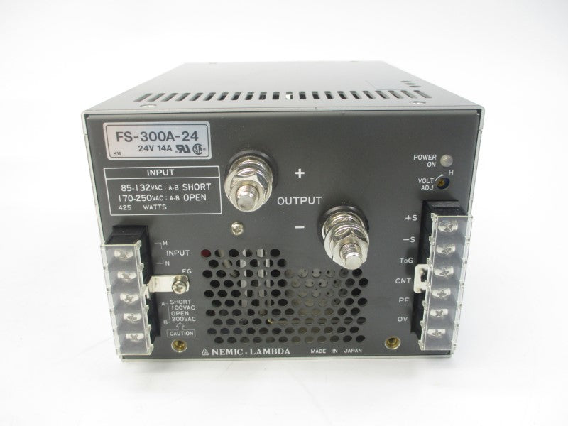 NEMIC LAMBDA FS-300A-24 85-132VAC 14A NSMP